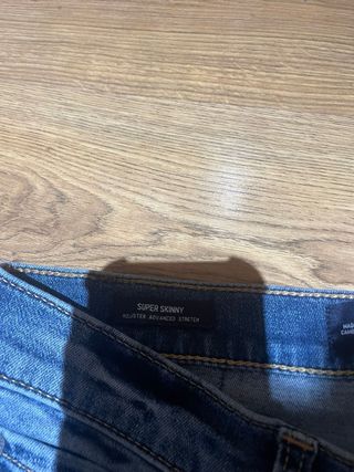 Pantalón Hollister Roto Azul