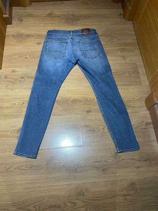 Pantalón Hollister Roto Azul