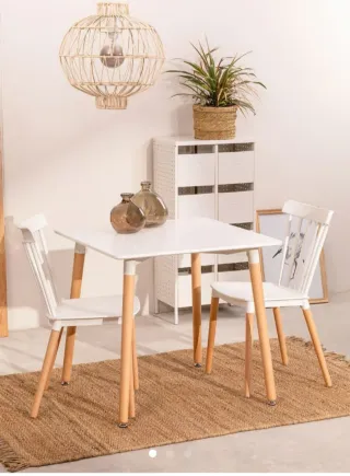 Mesa y 2 Sillas Cocina Nuevas