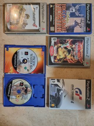 Lote 4 Juegos PS2: MotoGP 4, Tekken 5, GTA...