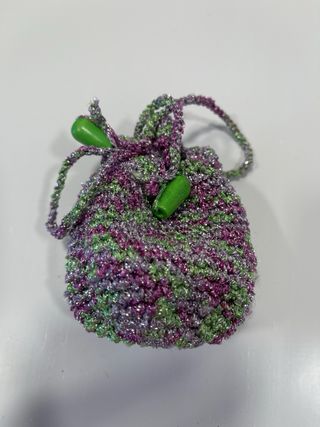 Monederos de punto hechos a mano