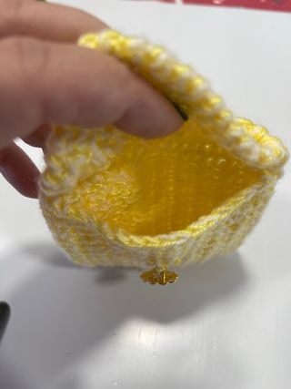 Monederos de punto hechos a mano