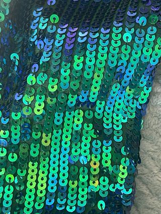 Twin Set Chaqueta Lentejuelas Azul Verde