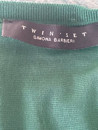 Twin Set Chaqueta Lentejuelas Azul Verde