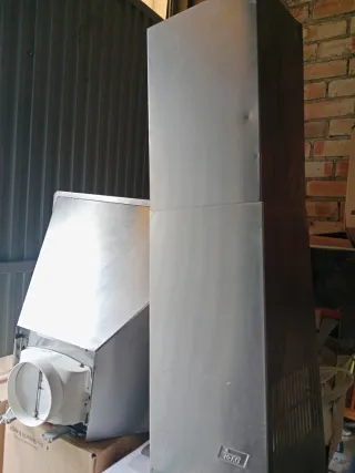 Campana extractora de acero inoxidable.ancho 60