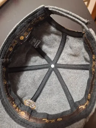 Berretto Loro Piana Grigio Uomo