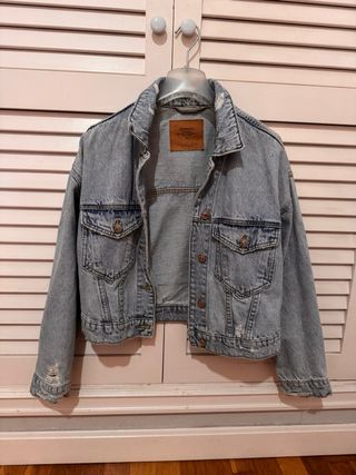 Chaqueta vaquera azul claro Talla S