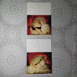 2 Postales Ferrandiz Años 60 Sin Escribir 24x17 cm