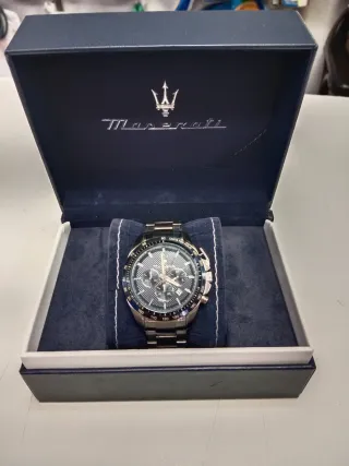 Reloj Maserati Hombre Negro/Plata