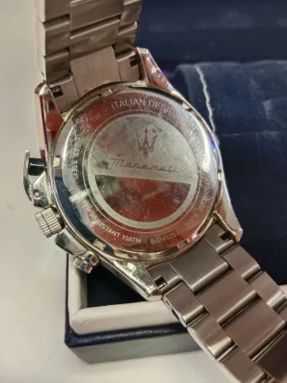 Reloj Maserati Hombre Negro/Plata