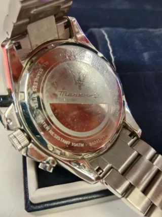 Reloj Maserati Hombre Negro/Plata