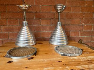 Lampade a sospensione vintage, alluminio