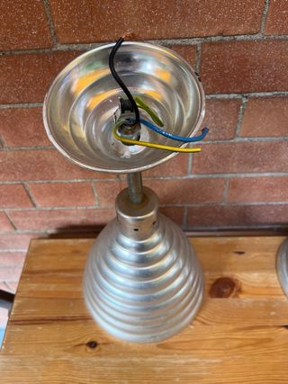 Lampade a sospensione vintage, alluminio