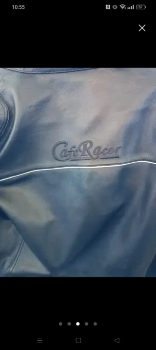 Chaqueta café Racer de moto