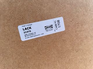 Mesa de centro IKEA negra