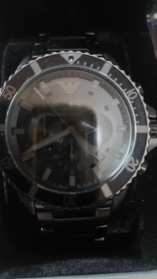Emporio Armani Crono Daydate Orologio Uomo