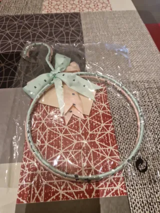 Cuelga pañuelo Tous rosa