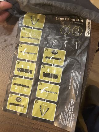 Cama plegable Quechua L100