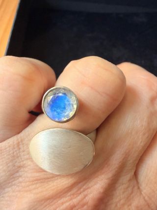 Anillo Plata con Piedra Luna