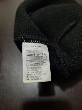 Cappello Carhartt acrilico nero