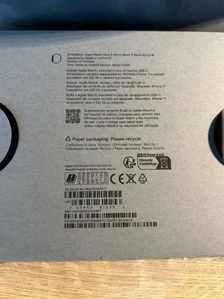 Apple Watch Ultra 3 Negro + Seguro 3 Años