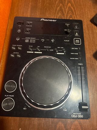Pioneer CDJ-350 Reproductor DJ Negro