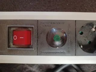 Regleta 6 enchufes con interruptor