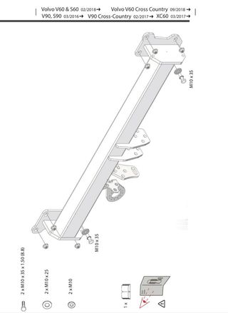 Enganche de remolque Volvo