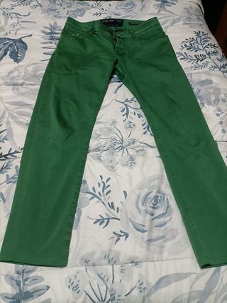 Pantalones Jacob Cohen Hombre Talla 31 Verde
