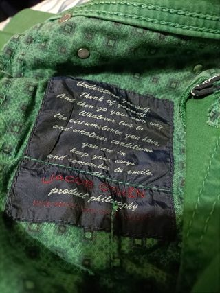 Pantalones Jacob Cohen Hombre Talla 31 Verde