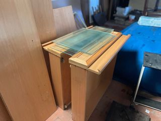 REGALO Tablas de madera y cristales