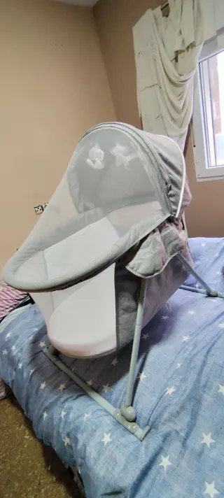 Cuna Mecedora Plegable Kinderkraft