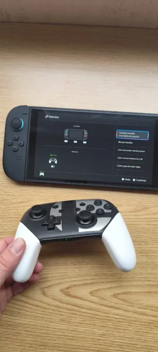 Mando Pro Smash Bros para Nintendo Switch 1 y 2