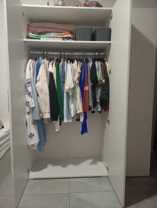 Armario blanco moderno 3 puertas