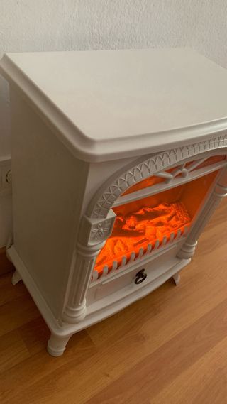 Calefactor imitación estufa de leña