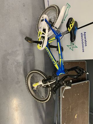 Bicicleta infantil Torpedo azul y amarilla