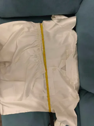 Pijama de seda blanco