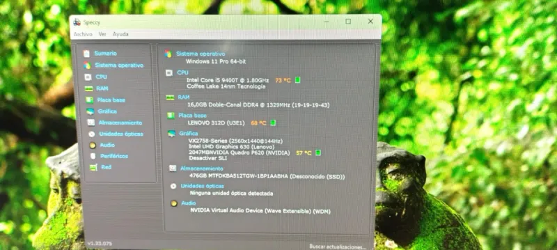 Lenovo P330 Tiny i5 9400 16G NVMe 512G Quadro P620 afbeelding 2