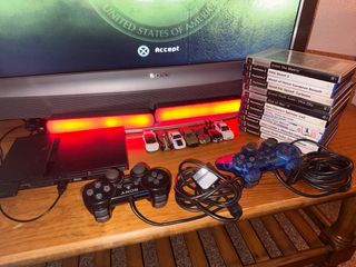 PlayStation 2 Slim Sony Negra