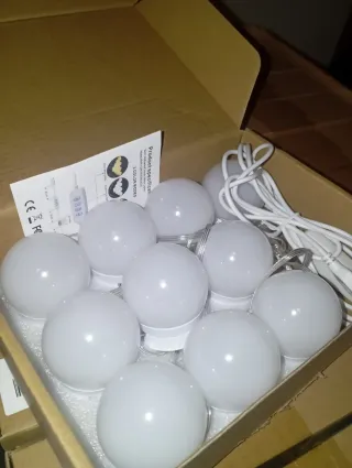 10 Bombillas LED Enlazadas