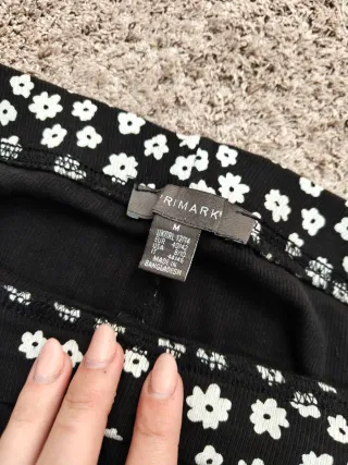 Pantalón recto flores M Primark