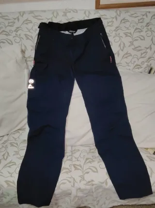 Pantalón de Montaña Impermeable Azul