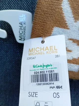 Guantes Michael Kors MK Marrón