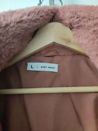 Cazadora plumífero rosa talla L