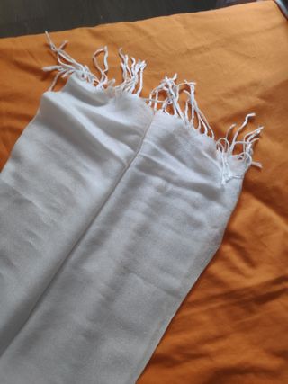 Bufanda de Lana con Flecos Unisex