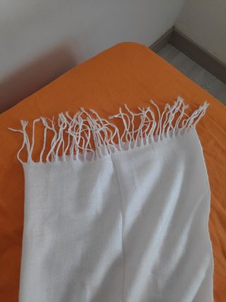 Bufanda de Lana con Flecos Unisex