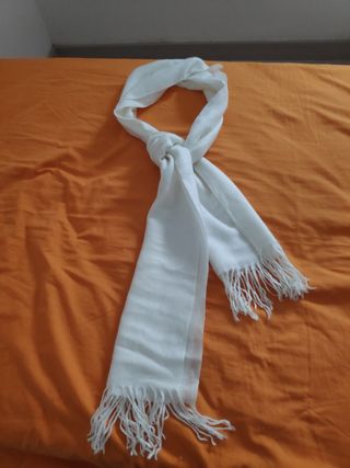 Bufanda de Lana con Flecos Unisex