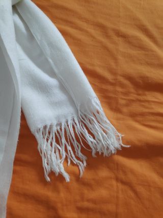 Bufanda de Lana con Flecos Unisex