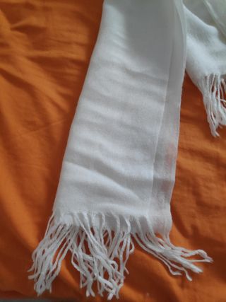 Bufanda de Lana con Flecos Unisex