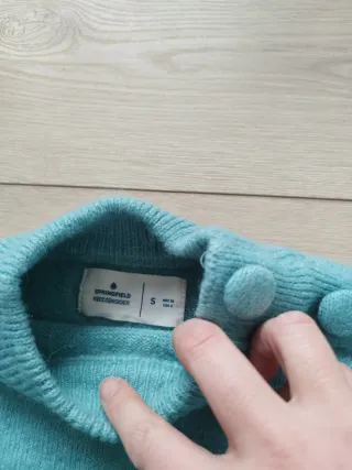 Jersey punto mujer cuello alto S